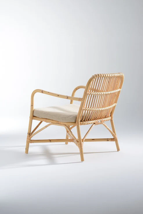 Ananya Handcrafted Cane Chair for Living Room