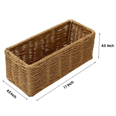 Anaya Handwoven Wicker Vanity Tray