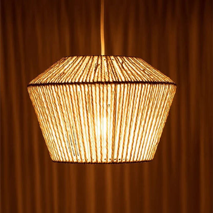 Annora Seagrass Wicker Hanging Light