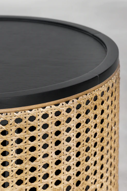 Anvi Handcrafted Rattan & Wood Sideboard