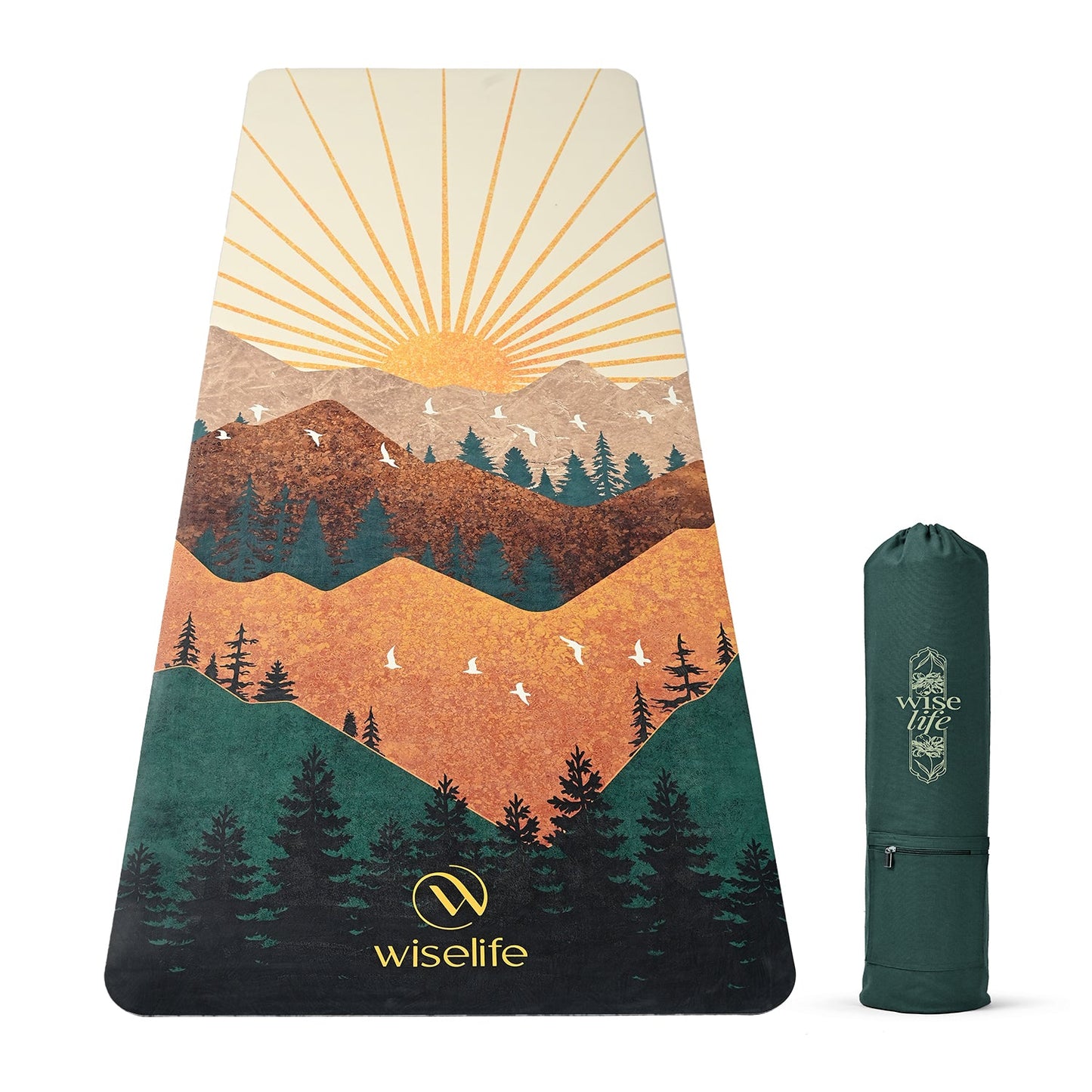 Professional PU & Natural Rubber Yoga Mat - 6mm
