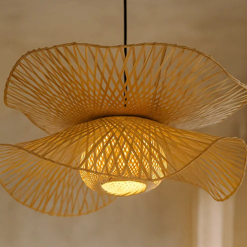 Handcrafted Bamboo Rattan Pendant Light Araminta