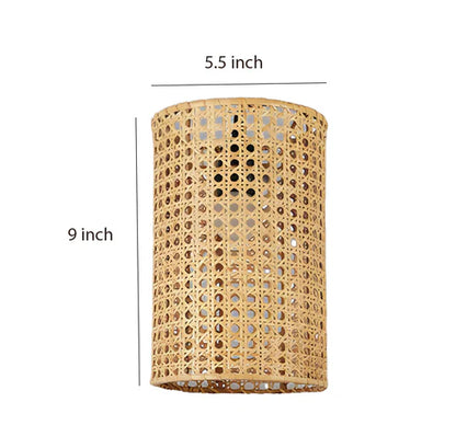 Handcrafted Bamboo Rattan Pendant Light Ariel