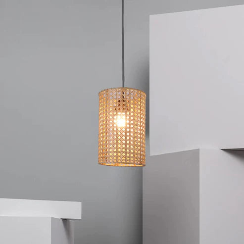 Handcrafted Bamboo Rattan Pendant Light Ariel