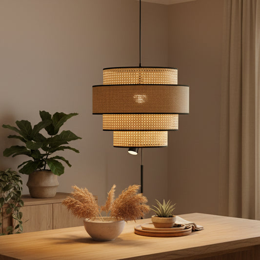 Aryaman Bamboo Cane Hanging Light