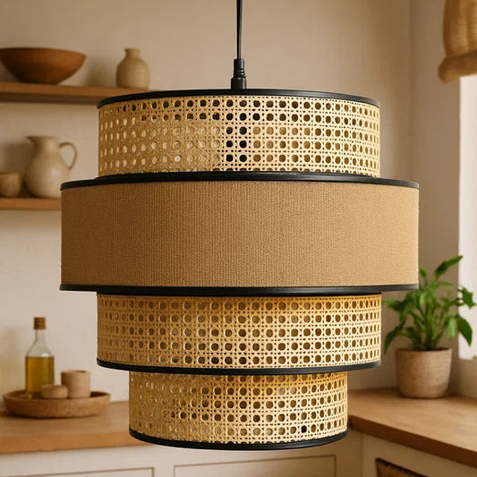 Aryaman Bamboo Cane Hanging Light
