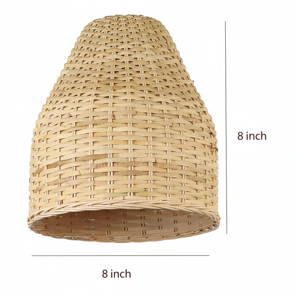 Asher Bamboo Rattan Hanging Light