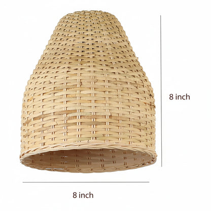 Asher Bamboo Rattan Hanging Light