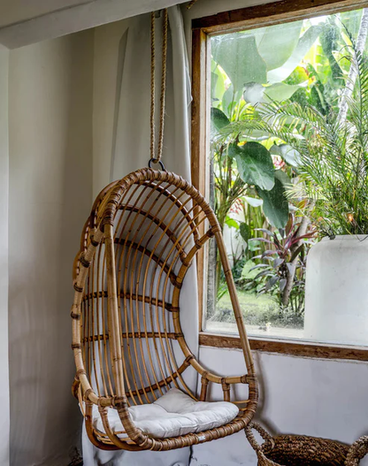 Asmee Handcrafted Bamboo Cane Swing Chair