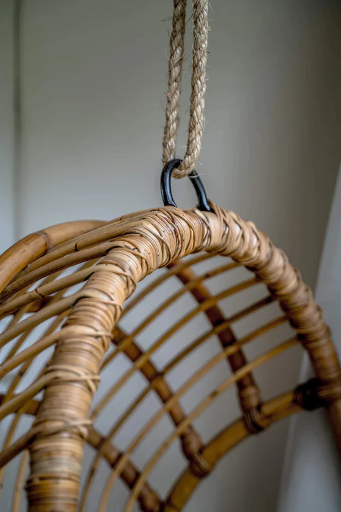 Asmee Handcrafted Bamboo Cane Swing Chair