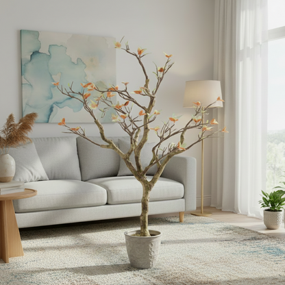 Premium Artificial Autumn Blossom Tree 47"