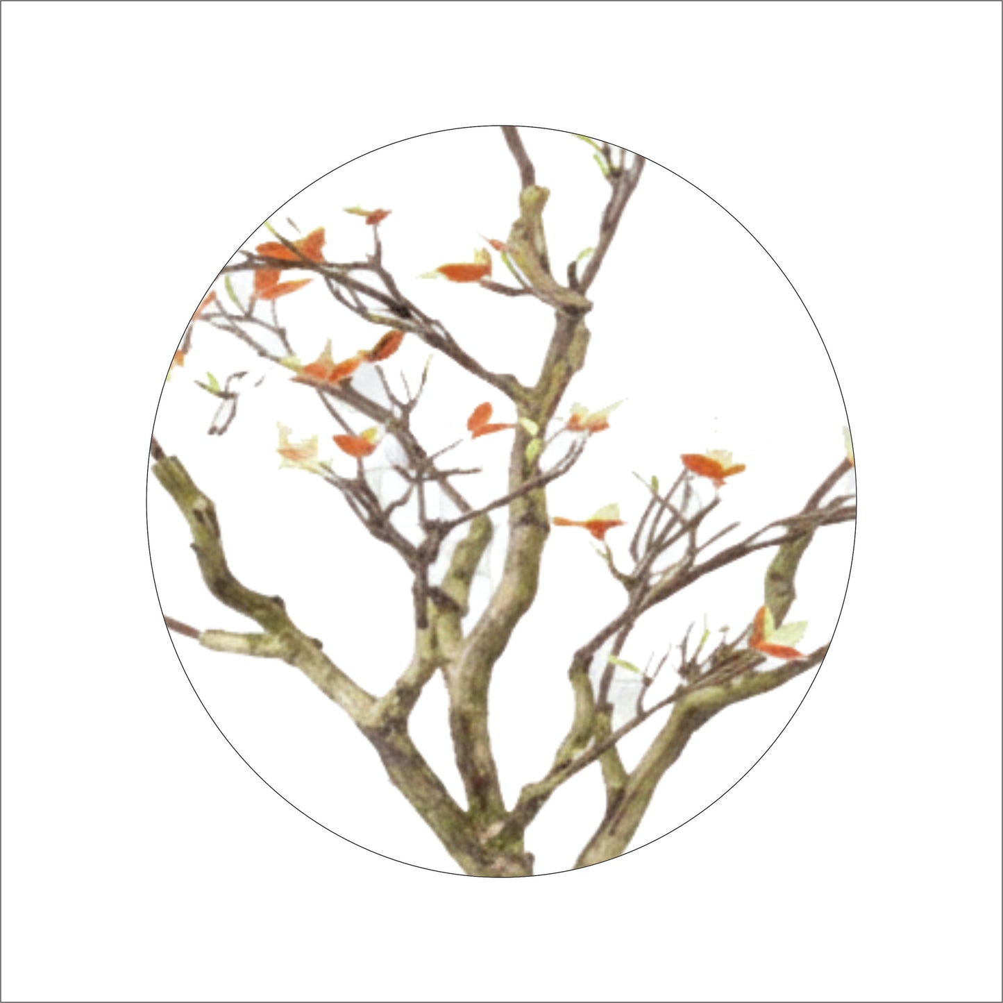 Premium Artificial Autumn Blossom Tree 47"