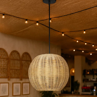Avril Bamboo Rattan Light