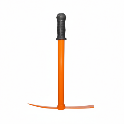 Dual-Head Orange Garden Hoe – Pick & Chisel Combo Tool