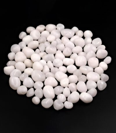 White Polished Standard Decorative Pebbles