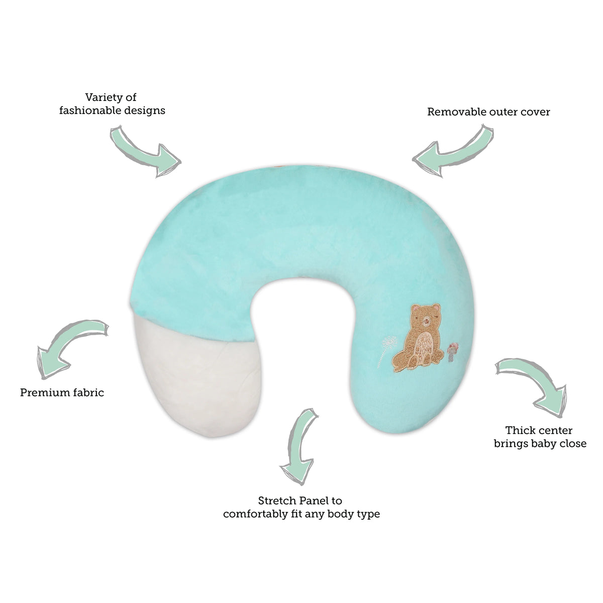 Bear Feeding & Nursing Pillow