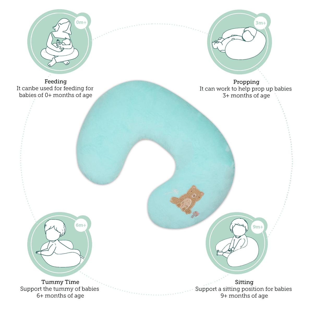 Bear Feeding & Nursing Pillow
