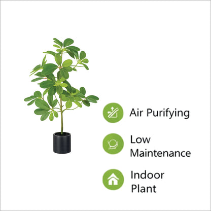 Premium Artificial Schefflera Umbrella 20.5"