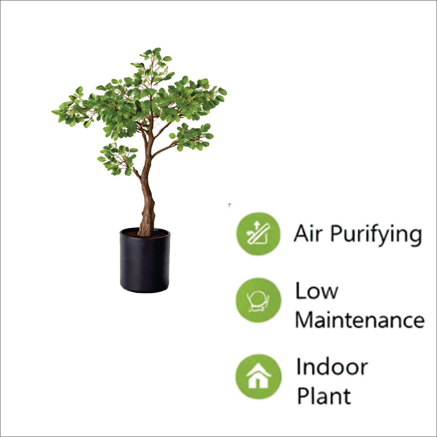 Premium Artificial Tabletop Greenery plant 24"