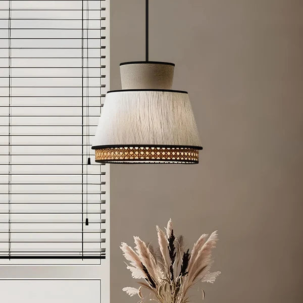 Blaze Rattan Cane Hanging Light