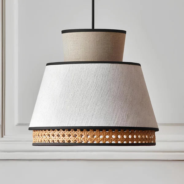 Blaze Rattan Cane Hanging Light