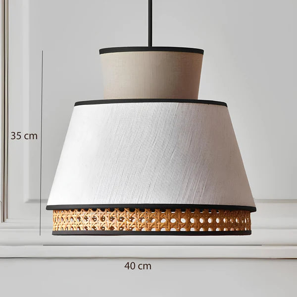 Blaze Rattan Cane Hanging Light