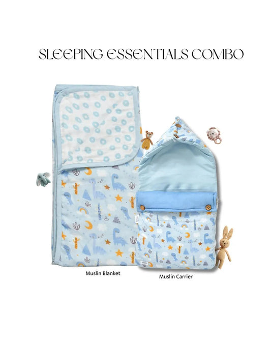 Sovana Multicolour Sleeping Essentials Set for Kids-Blue