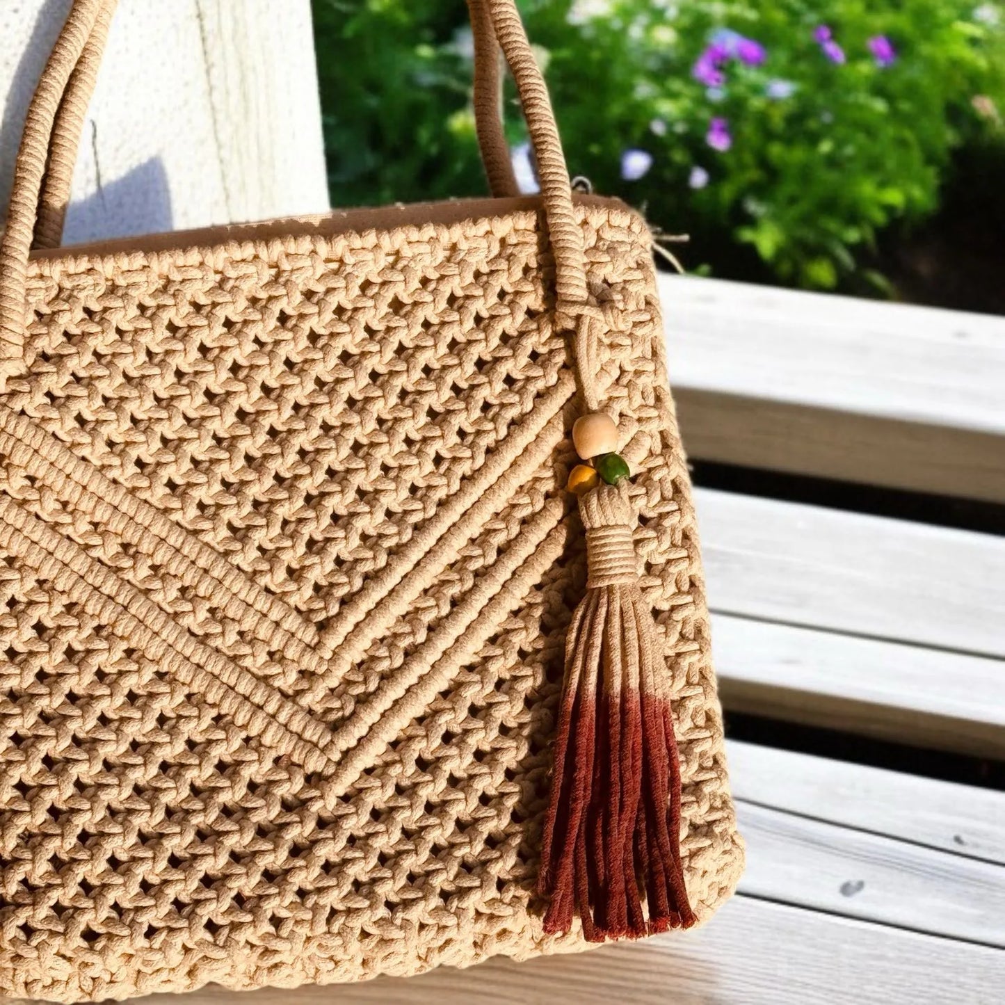 Boho Chic Macramé Handbag
