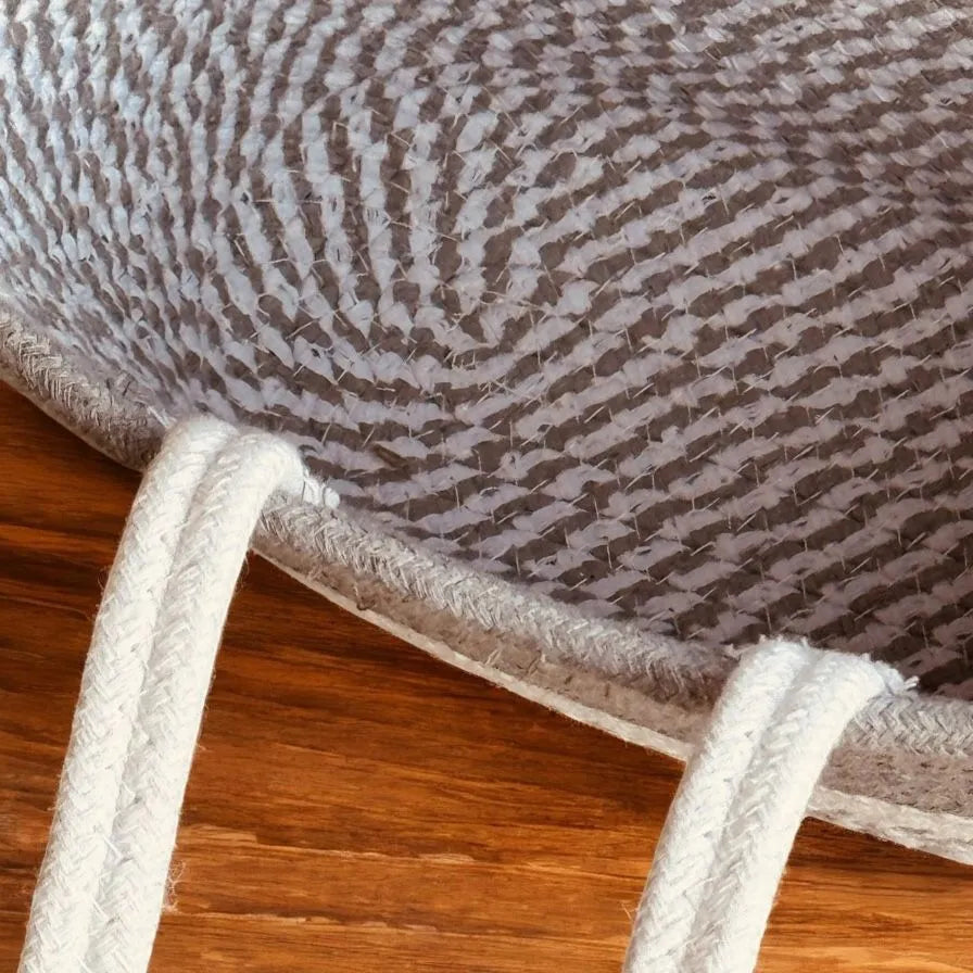 Lucky Women’s Handcrafted Cotton Rope Tote Bag – Double Handle Shoulder Bag for Office & College