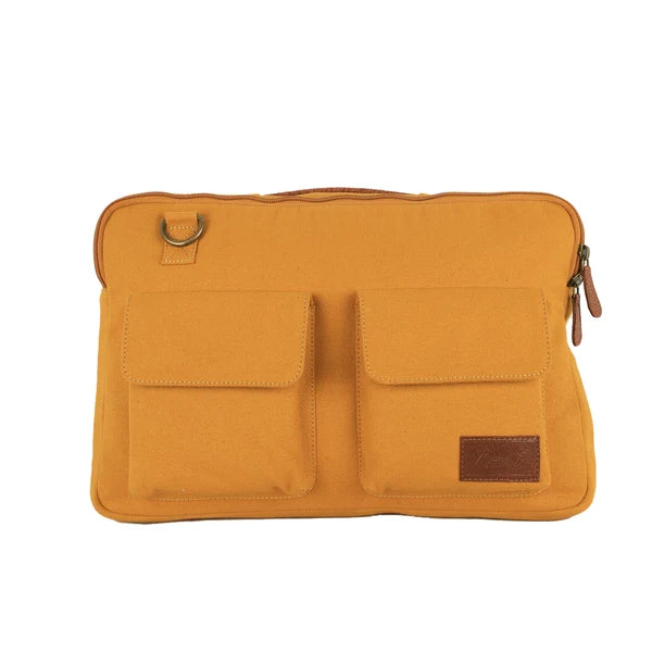 Cleveland Laptop Sleeve Bag for Men & Women Mustard