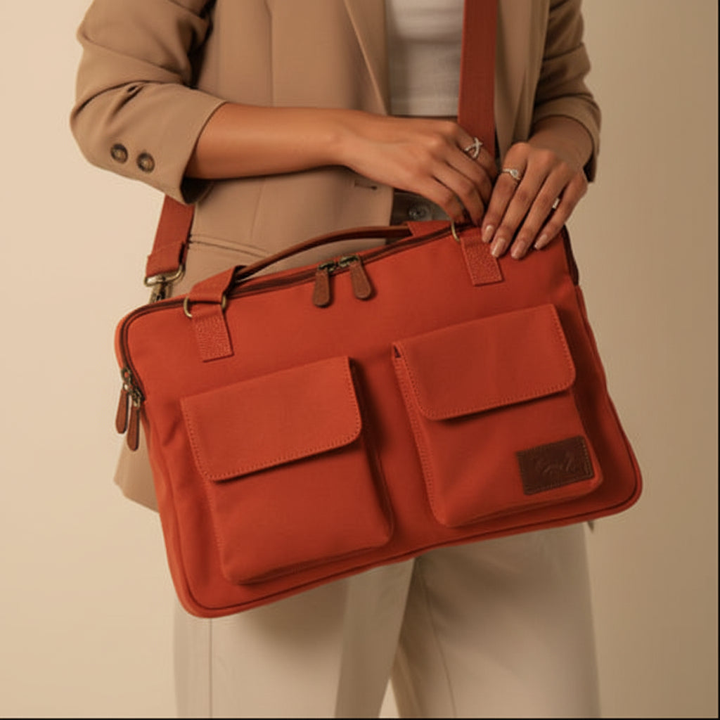 Cleveland Laptop Sleeve Bag for Men & Women Orange