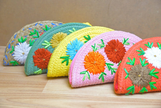 Handcrafted Ethnic Embroidered Pouch Clutch