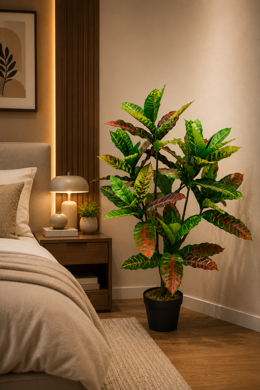 Artificial Codiaeum 39.37-Inch Faux Plant