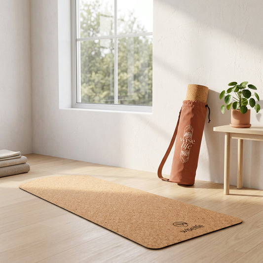 Premium Cork & Natural Rubber Yoga Mat - 6mm Arch Classic Shaped