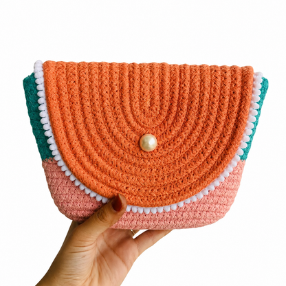 Handcrafted Cotton Crossbody Sling Bag