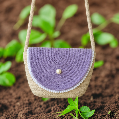 Handcrafted Cotton Crossbody Sling Bag