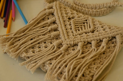 Handmade Macramé Crossbody Bag