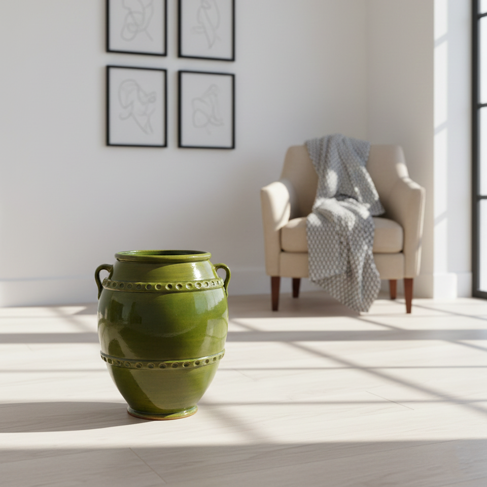 Chandor Terracotta Statement Pot – Rustic Handcrafted Terracotta Planter 26″, 30″ & 36″