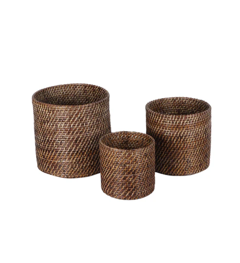 Mahika Handcrafted Rattan Planter