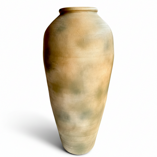 Darbhanga Terracotta Tadelakt Vase – Handcrafted Moroccan Statement Decor 26″, 30″ & 36″