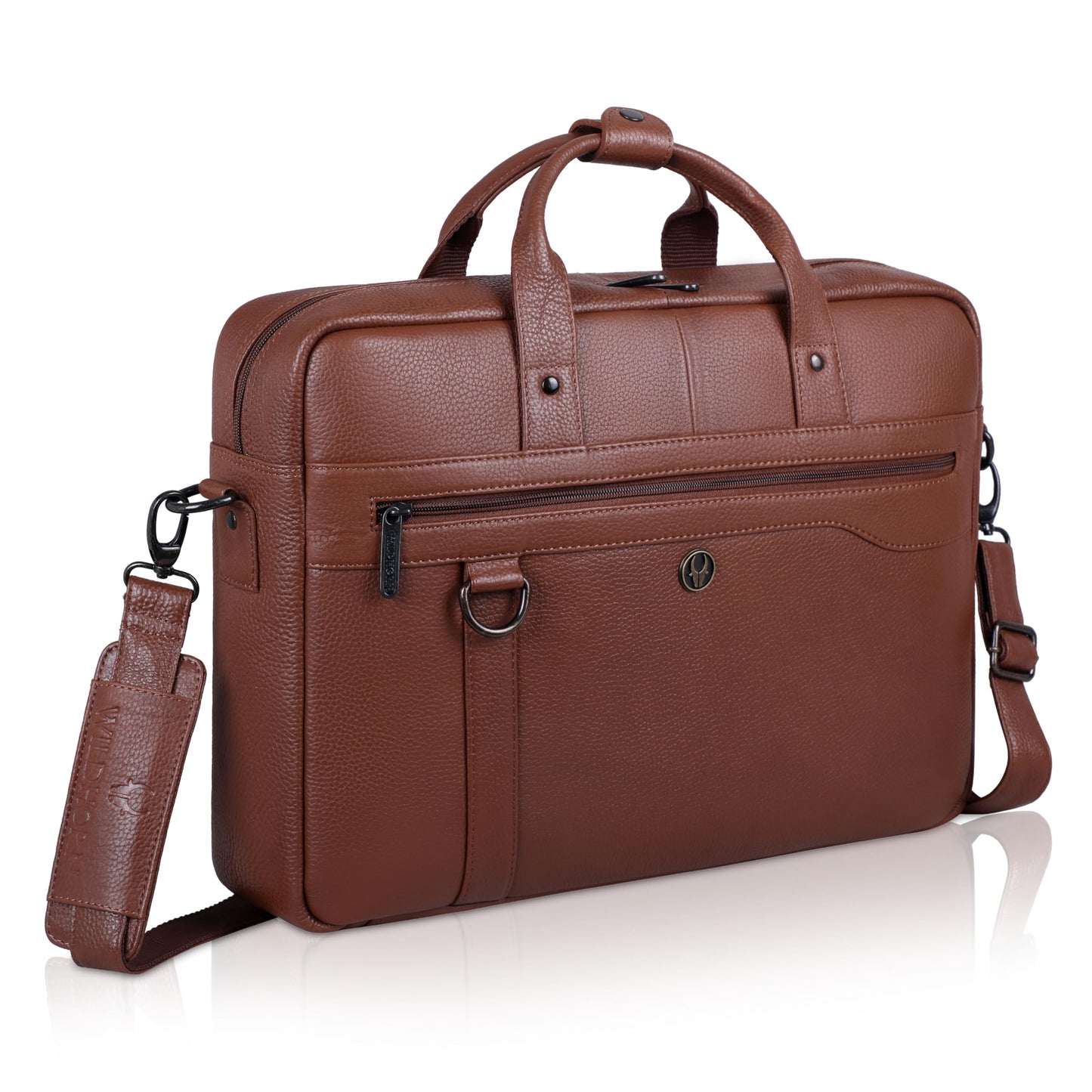 Wildhorn Premium Genuine Leather Executive Office Bag | Luxury Business Briefcase