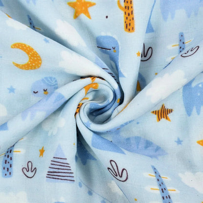 Sovana Dinoland 6-Layer Reversible Muslin Blanket