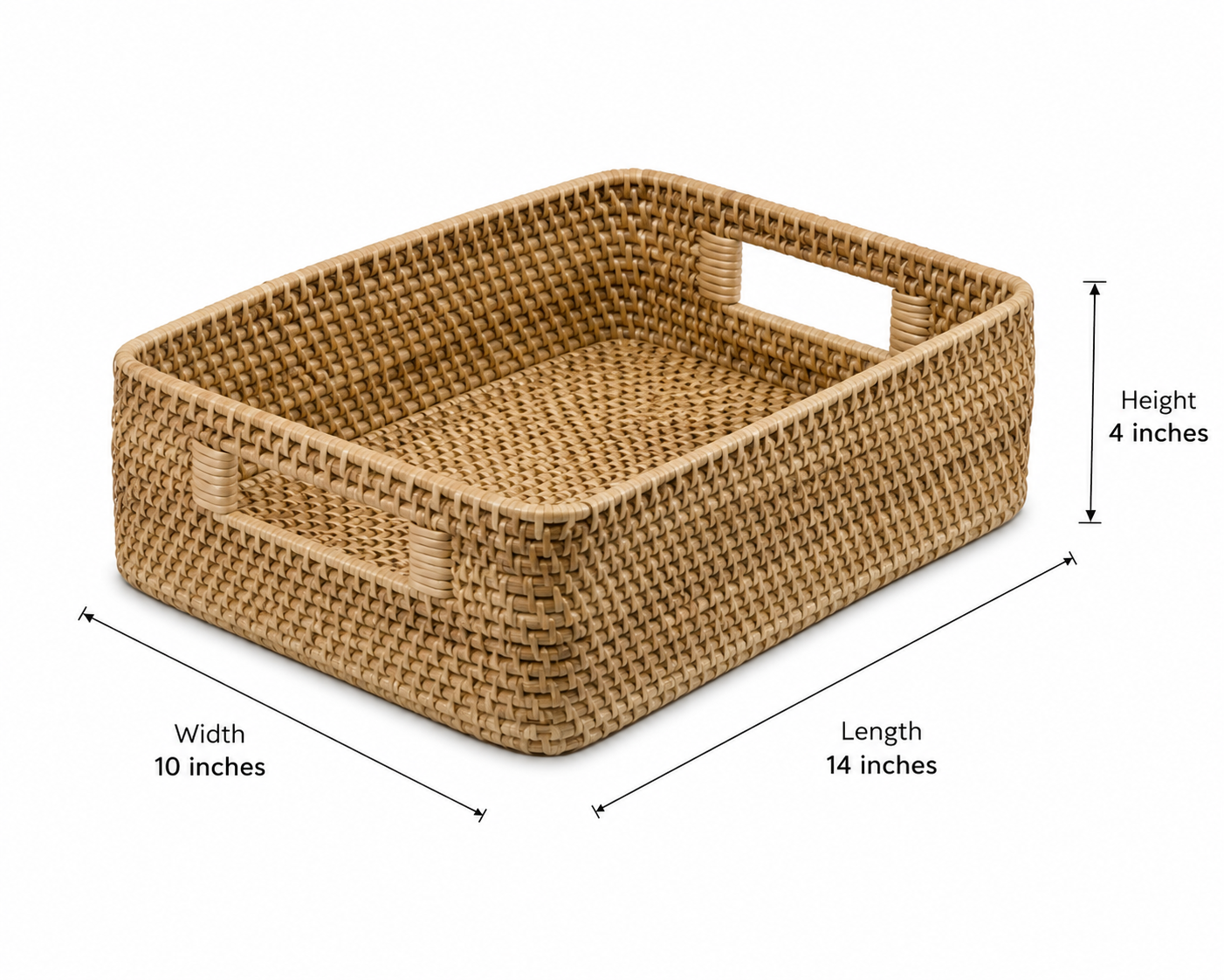 Diya Handwoven Bamboo Storage Basket