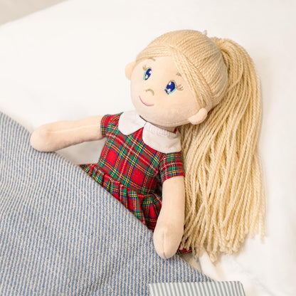 Mirada Classic School Girl Rag Doll Plush Toy – 38cm