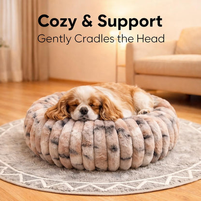 Premium Calming Donut Pet Bed | 55cm