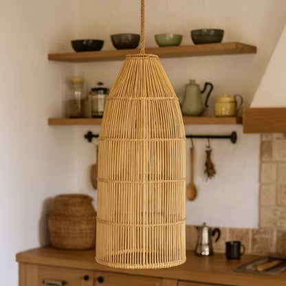 Durga Bamboo Rattan Hanging Light