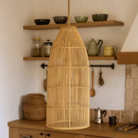 Durga Bamboo Rattan Hanging Light