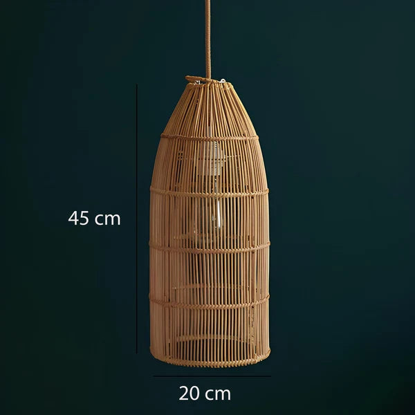 Durga Bamboo Rattan Hanging Light