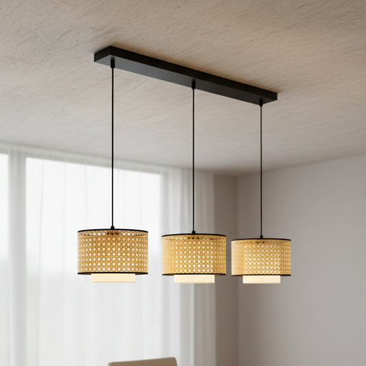 Erish Wicker Rattan Hanging Light