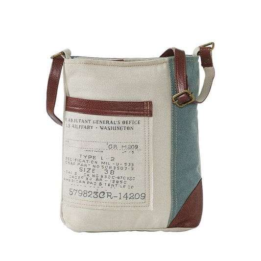 Escape Bisque Vintage Cotton Canvas Messenger Bag